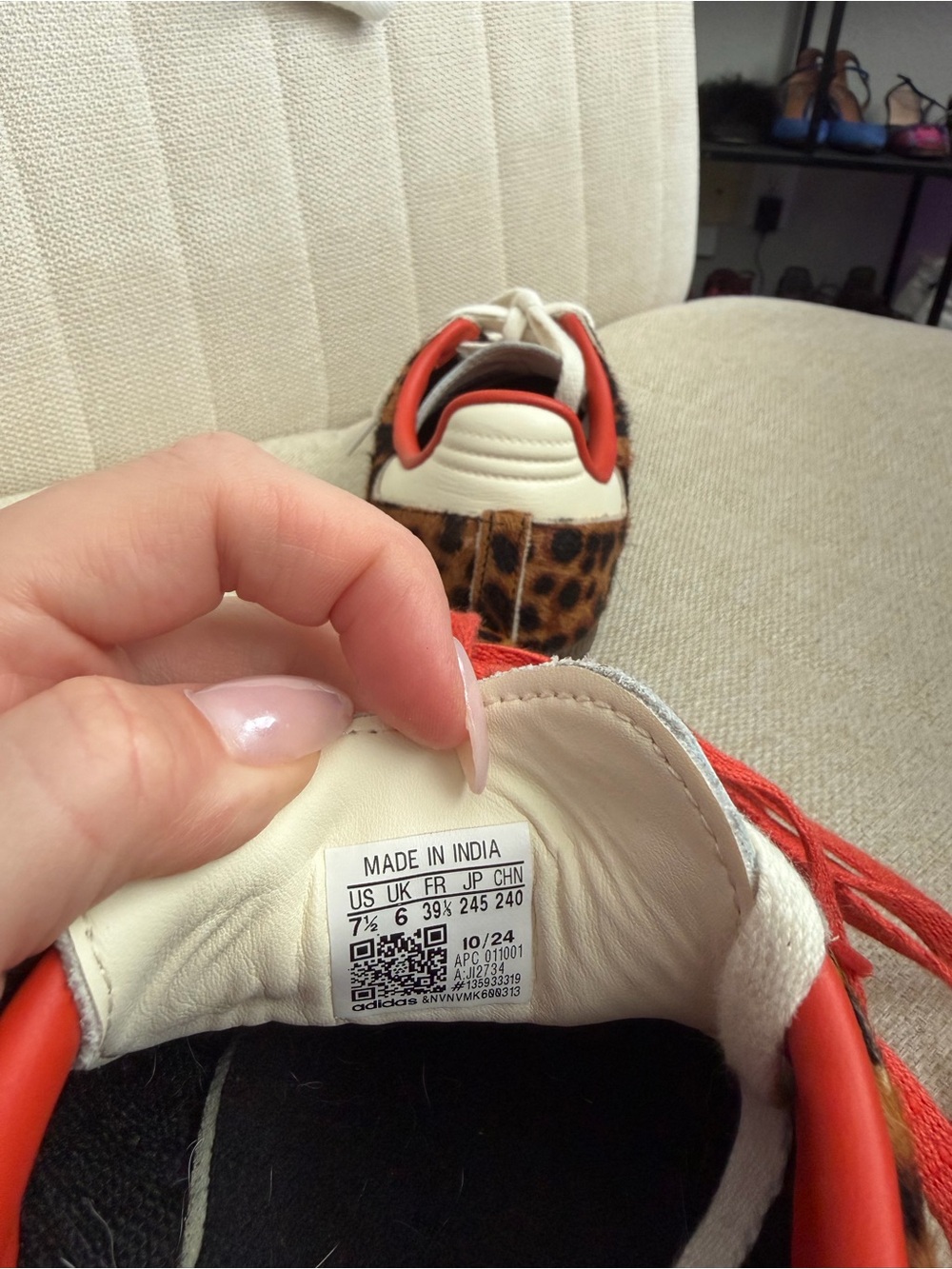 adidas Leopard Print Sambas - Picture 10 of 10